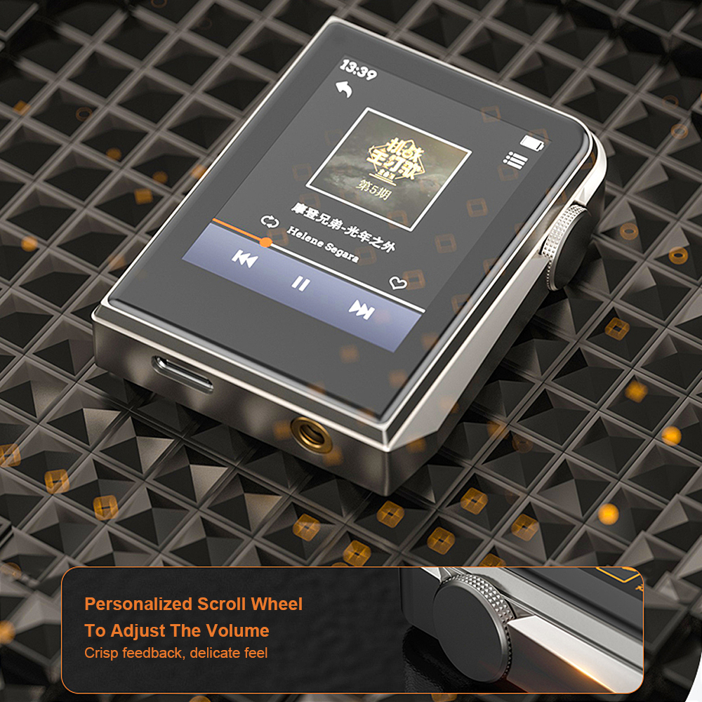 Uareliffe RUIZU A58 เครื่องเล่นเพลง บลูทูธ 16G HiFi ถอดรหัส Lossless MP3 พร้อมอีควอไลเซอร์ EQ รองรับการ์ด SD นาฬิกาปลุก E-book แบบพกพา Walkman