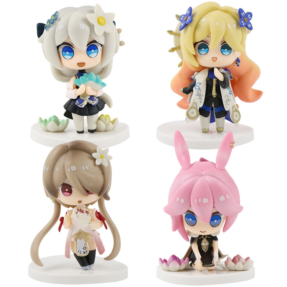 โมเดลฟิกเกอร์ PVC เกม Honkai Impact 3 Yae Sakura Bronya Zaychik Kiana Kaslana Kallen Q Version ของเล