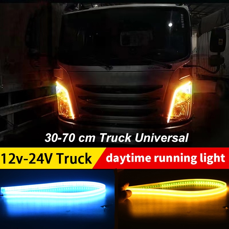 ไฟเลี้ยว 12v-24V 24V สีเหลือง กันน้ํา สําหรับรถบรรทุก
