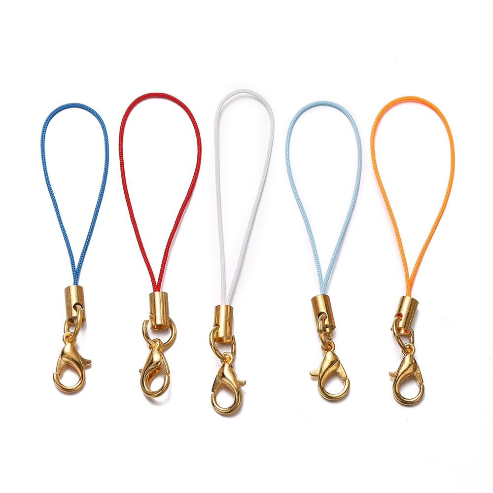 ST. KUNKKA 20-50 ชิ้นทองแบบพกพาสายนาฬิกาตะขอก้ามปู กล้องสายพวงกุญแจกุญแจรถสำหรับ ตะขอกุญแจ DIY - รูปที่ 3