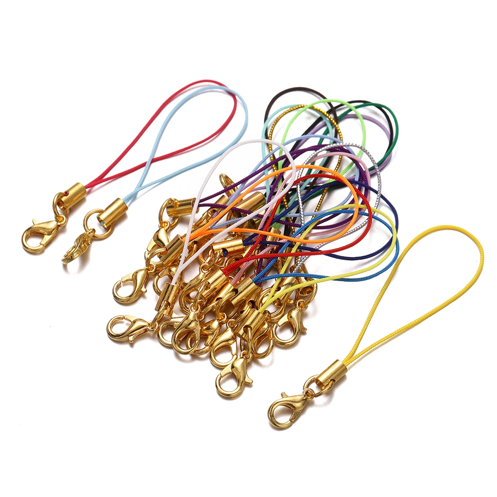 ST. KUNKKA 20-50 ชิ้นทองแบบพกพาสายนาฬิกาตะขอก้ามปู กล้องสายพวงกุญแจกุญแจรถสำหรับ ตะขอกุญแจ DIY - รูปที่ 4