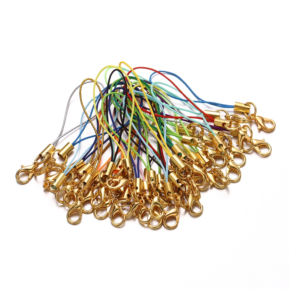 ST. KUNKKA 20-50 ชิ้นทองแบบพกพาสายนาฬิกาตะขอก้ามปู กล้องสายพวงกุญแจกุญแจรถสำหรับ ตะขอกุญแจ DIY - รูปที่ 6