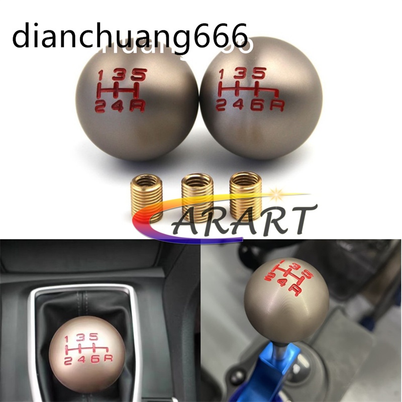 #Real Shot พร้อมส่ง หัวเกียร์อลูมิเนียม 5/6 ความเร็ว FD2 JDM สําหรับ Honda Fit Civic City พร้อมสกรูอะแดปเตอร์*3