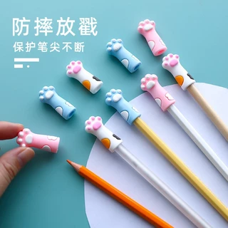 เคสซิลิโคนนิ่ม ลายกรงเล็บแมวน่ารัก แบบสร้างสรรค์ สําหรับเครื่องเขียนนักเรียน WJ349