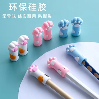 เคสซิลิโคนนิ่ม ลายกรงเล็บแมวน่ารัก แบบสร้างสรรค์ สําหรับเครื่องเขียนนักเรียน WJ349