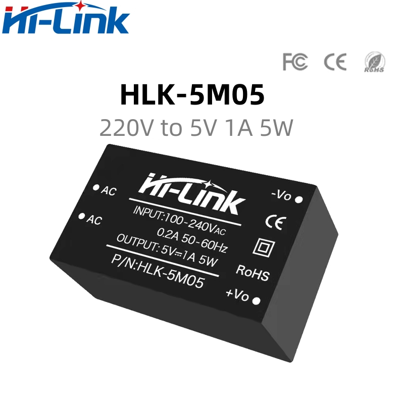 โรงงาน Hi-Link 5W ACDC SMPS PSB โมดูล HLK-5M05 220V ถึง 5V 1A หม้อแปลงไฟฟ้า HLK-5M05 220V ถึง 5V 1A