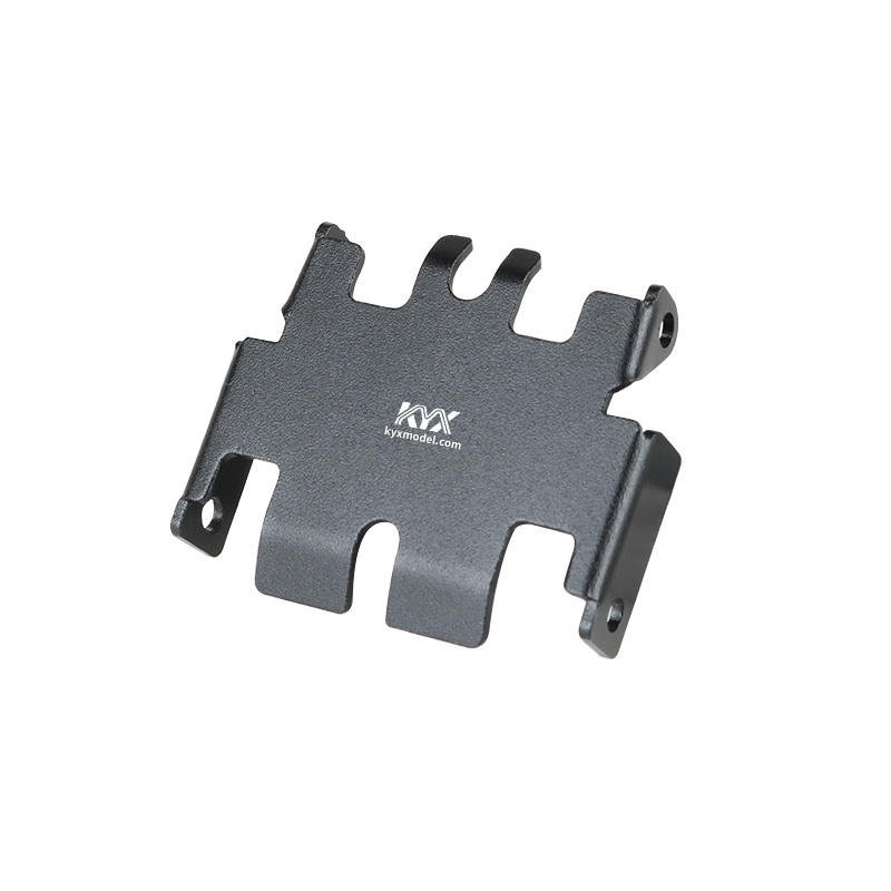 KYX Racing สแตนเลสแผ่นลื่นไถลแผ่นป้องกันสําหรับ 1/18 RC Crawler รถ Traxxas TRX4M TRX-4M