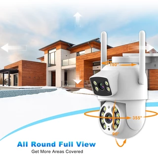 Tuya Smart Life กล้องวงจรปิดรักษาความปลอดภัย IP WiFi Aotu PTZ 2 ทาง AS-TY-IP8101H