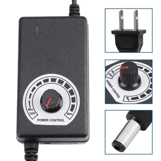 อะแดปเตอร์พาวเวอร์ซัพพลาย 3V -12V 2A 2A 24W ปรับได้ ปลั๊ก US สําหรับเครื่องสัก