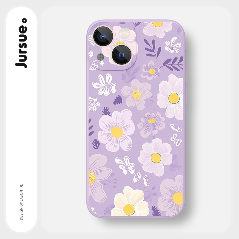JURSUE เคสไอโฟน เคสซิลิโคนนุ่มกันกระแทกการ์ตูนน่ารักตลก เคสโทรศัพท์ Compatible for iPhone 16 15 14 13 12 11 Pro Max SE 2020 X XR XS 8 7 Plus พลัส XYY4379