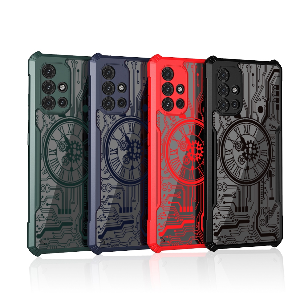 [ใหม่] เคสโทรศัพท์มือถือ PC ใส กันกระแทก ลายนาฬิกากลไก สําหรับ Samsung Galaxy A71 A51 A31 A21S A11 A50 A50S A30S A30 A20 A20S A10S