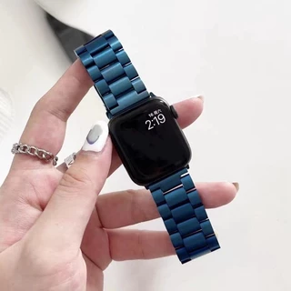 สายนาฬิกาข้อมือสเตนเลส โลหะ สําหรับ applewatch Series 11 10 9 ultra 8 7 6 SE 5 4 3 2 1 45 มม. 41/49/40/44/38/42 มม. 46 มม.
