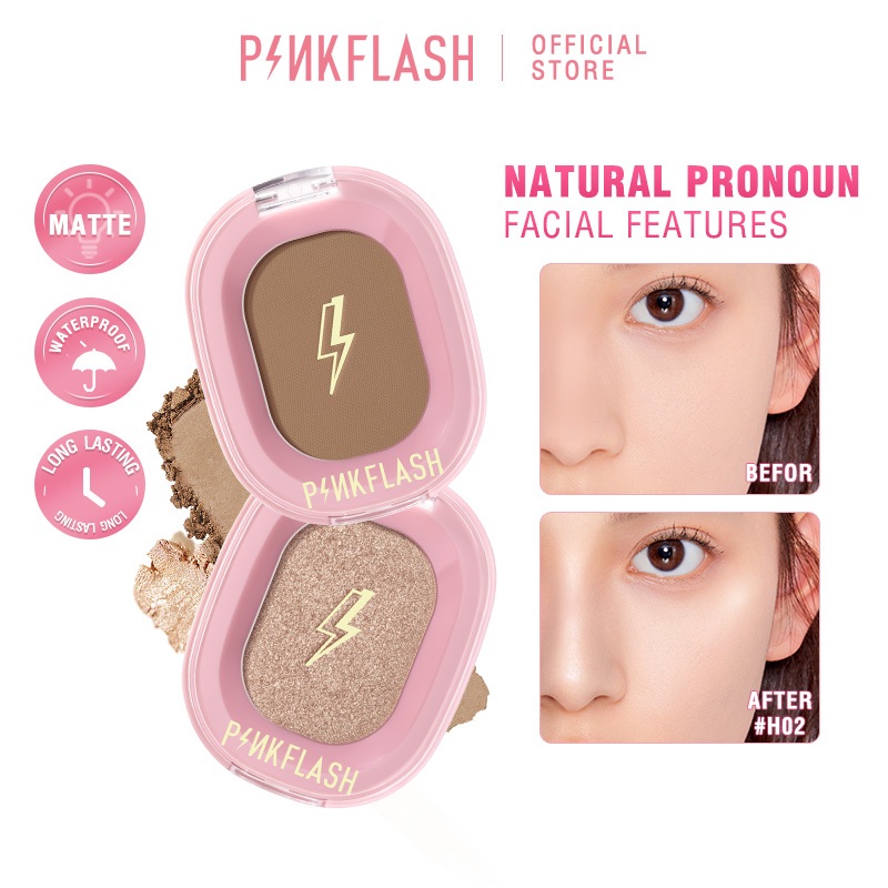 Pinkflash Ohmyshow ไฮไลท์ชิมเมอร์ แบบนุ่ม สำหรับแต่งหน้า