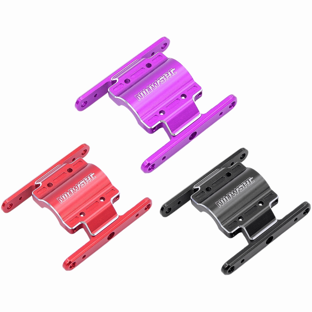 FCX18 CNC อลูมิเนียม RC แผ่นลื่นไถลเกียร์เกียร์สําหรับ 1/18 RC Crawler FMS FCX 18 LC80 ใหม่ล่าสุดอะไ