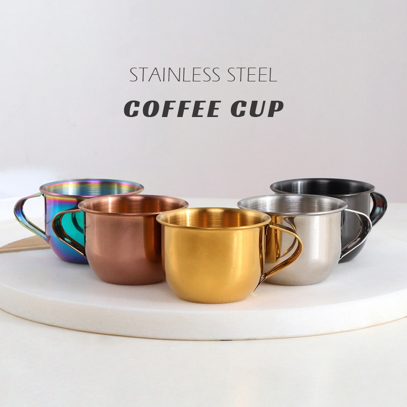 แก้วกาแฟ ขนาดเล็ก แบบพกพา น้ําหนักเบาพิเศษ สําหรับตั้งแคมป์ เดินป่า ท่องเที่ยว สํานักงาน