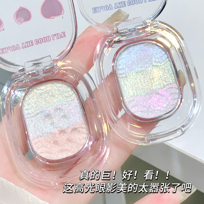 Xixi ใหม่ อายแชโดว์ ชิมเมอร์ สองสี ติดทนนาน NO.D671