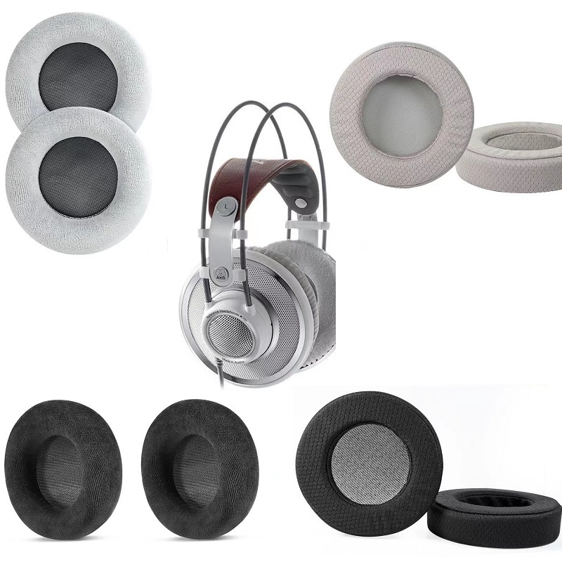 ฟองน้ําครอบหูฟัง ผ้ากํามะหยี่ คุณภาพสูง แบบเปลี่ยน สําหรับ AKG K601 K701 K702 K612 K712 Pro Q701 Q70