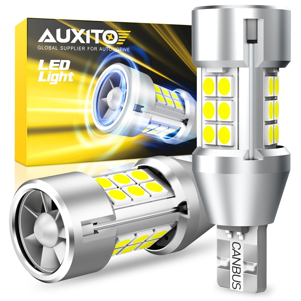 Auxito หลอดไฟถอยหลัง Led T15 W16W 921 912 W16W สําหรับจอดรถยนต์ 2 ชิ้น