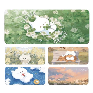 แผ่นรองเมาส์เล่นเกม กันลื่น และหนา ขนาดใหญ่ ลายแมวน่ารัก สํา…