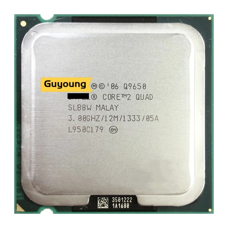 โปรเซสเซอร์ CPU YZX Q9650 Core 2 Quad 3.0 GHz Quad-Core Quad-Thread 12M 95W LGA 775