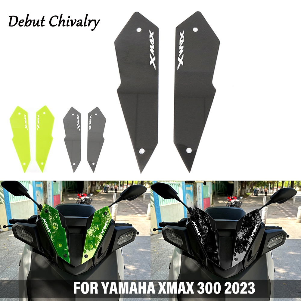 กระจกกันลม ด้านหน้า อุปกรณ์เสริมรถจักรยานยนต์ สําหรับ Yamaha XMAX300 2023 X-MAX 300
