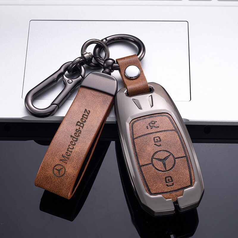 เคสกุญแจรีโมทรถยนต์ โลหะผสมสังกะสี สําหรับ Mercedes Benz Maybach S580 A-B-C-M-CLA-CLS-E-G-GLB-GLE-R-