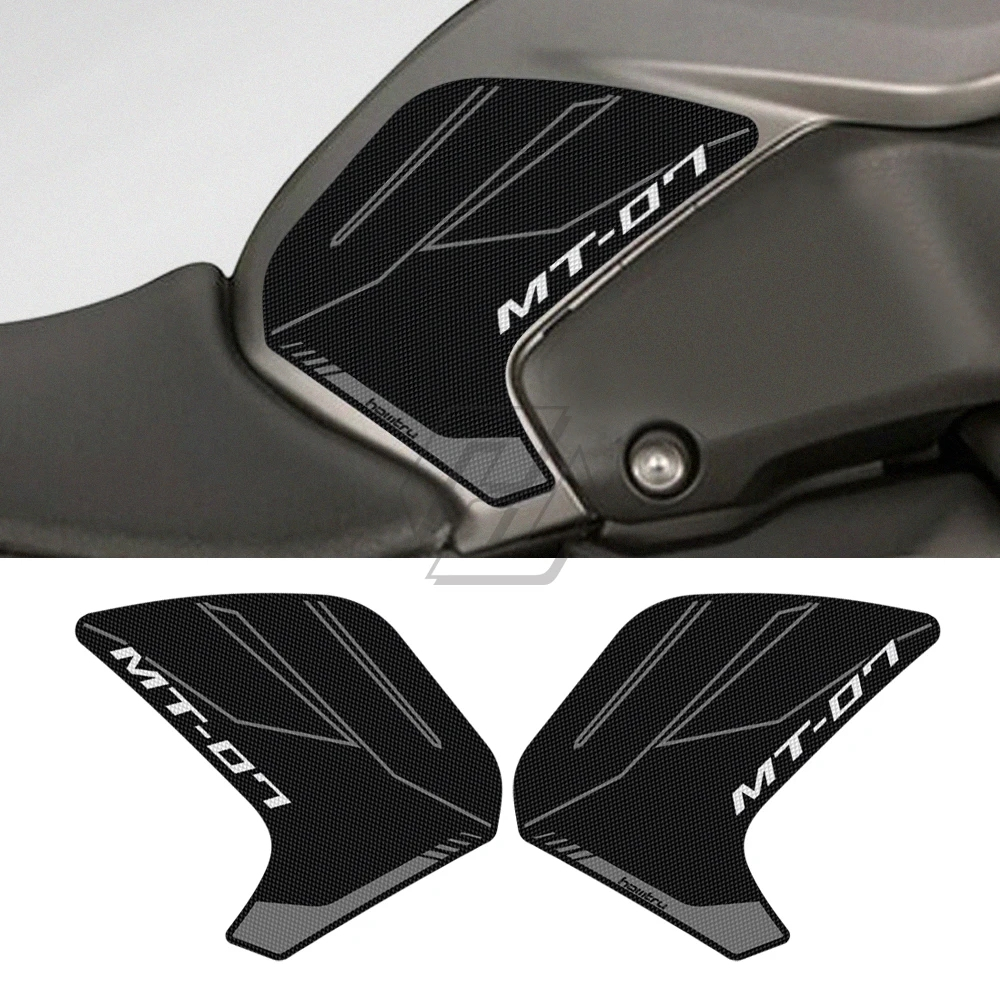 แผ่นสติกเกอร์ติดถังน้ํามันรถจักรยานยนต์ สําหรับ Yamaha MT-07 MT07 2018 2019 2020