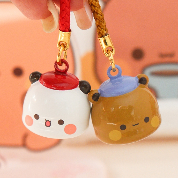 Kawaii พวงกุญแจ จี้แพนด้า Yier Bubu ขนาดเล็ก น่ารัก เครื่องประดับ สําหรับตกแต่งกระเป๋านักเรียน โทรศัพท์