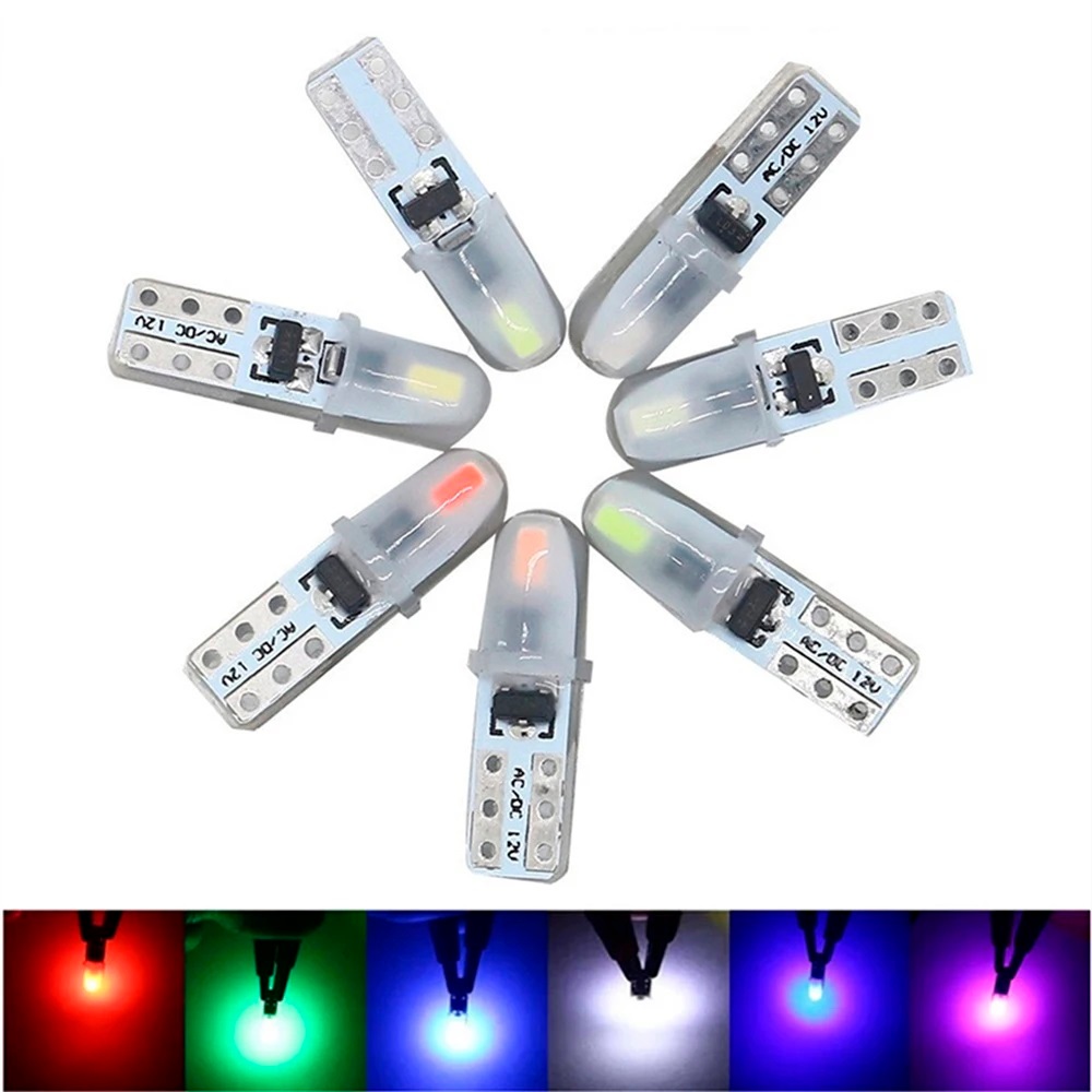 หลอดไฟ LED T5 w3w 2-smd 3014 3D สําหรับแดชบอร์ด W1 2W 70 73 74 79 85