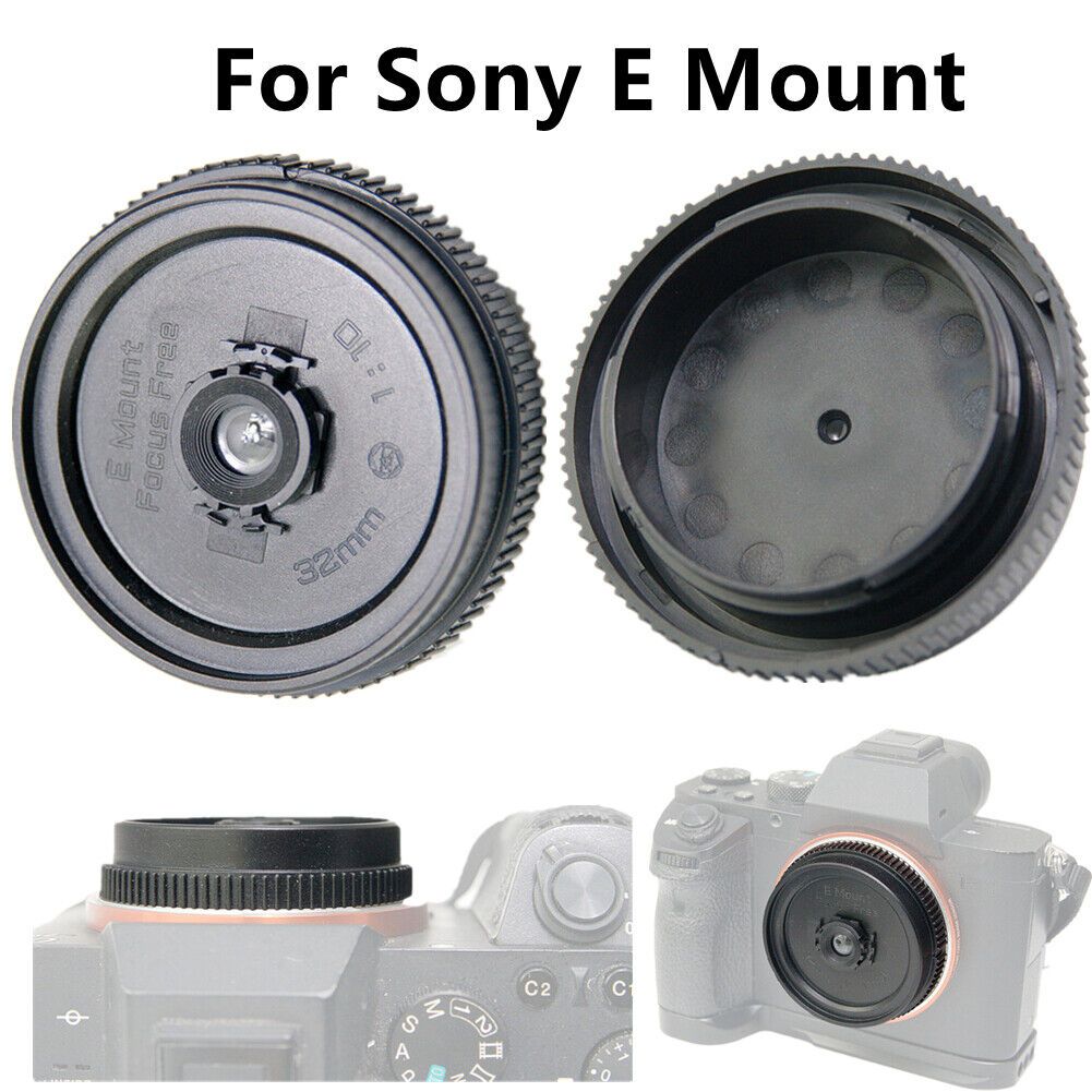 ฝาครอบเลนส์กล้อง มุมกว้าง แบบบางพิเศษ 32 มม. F/10 สําหรับ Sony E Mount