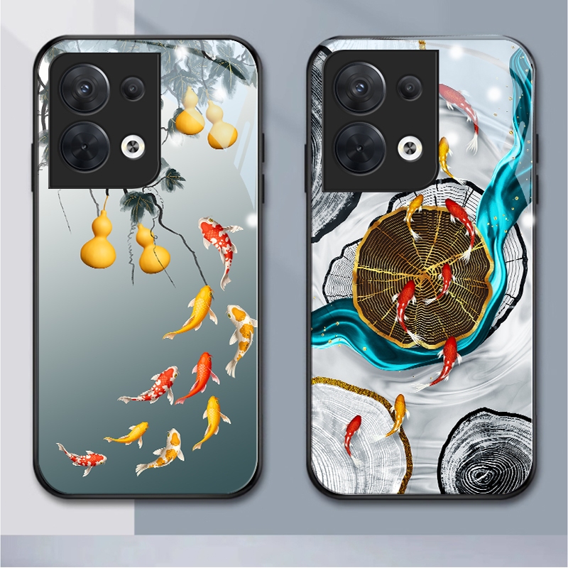 เคสโทรศัพท์มือถือแบบแก้ว กันกระแทก กันฝุ่น Diy สําหรับ OPPO reno 8pro 7Z 8Z 7pro 5G 6 6Z 2F 2Z 8 4pro 3 2 8T 3pro 10pro 10proplus