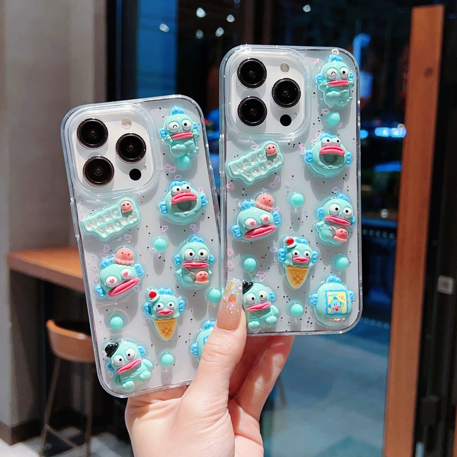 เคสโทรศัพท์มือถือ TPU แบบนิ่ม ลายปลาตัวตลก สําหรับ iphone 15 Pro Max 14 Pro Max 13 Pro Max 12 Pro Max