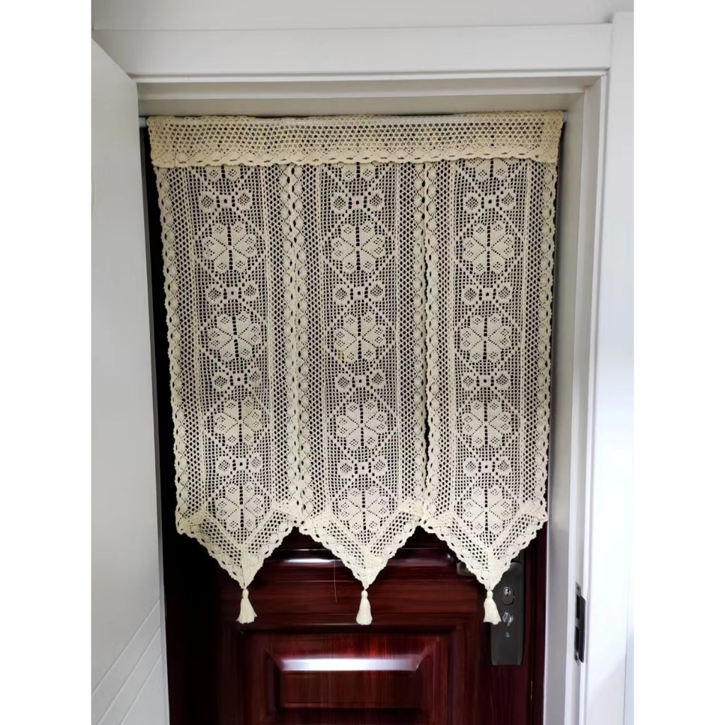 แนะนำ ผ้าม่าน ผ้าม่าน  ลายลูกไม้ สไตล์โบฮีเมียนAN-29 ราคาพิเศษ มีเก็บเงินปลายทาง