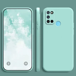 เคสโทรศัพท์มือถือ ซิลิโคนนิ่ม TPU บางมาก สีแคนดี้ เหลือง เขียว ชมพู ม่วง สําหรับ Realme 7i Realme C17 Realme C17 7i Realme7i