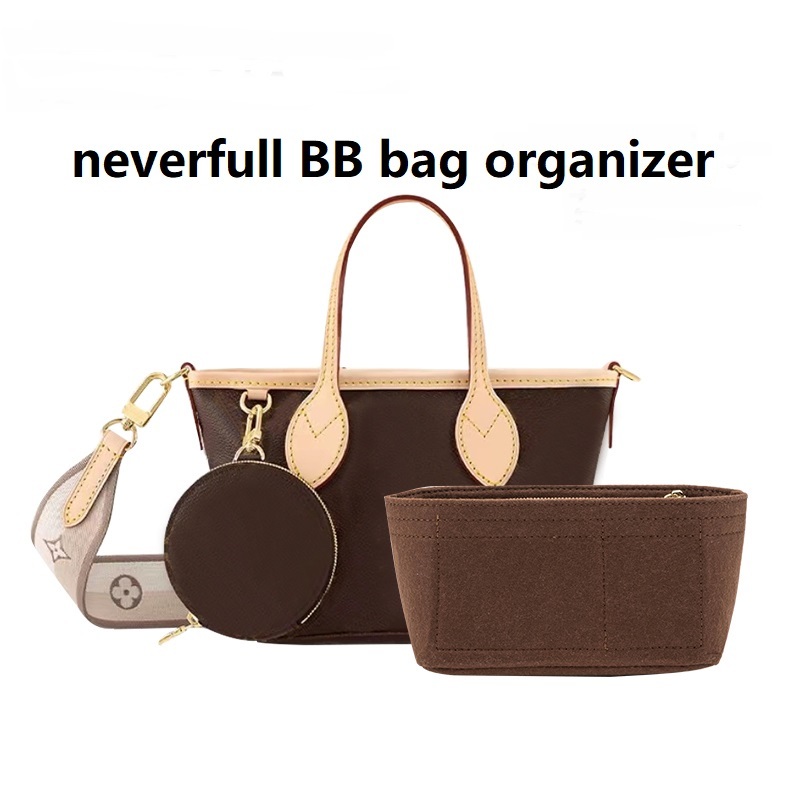 (วัสดุอัพเกรด) ที่จัดระเบียบกระเป๋า for lv neverfull BB felt suede bag organiser ที่จัดกระเป๋า in bag ที่จัดทรง organizer insert