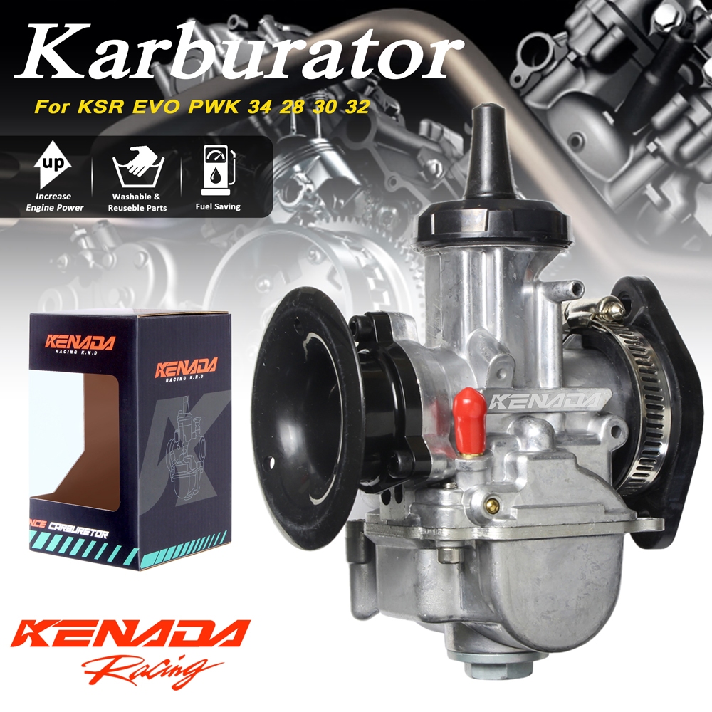 คาร์บูเรเตอร์ Ksr 24/26/28/30/32/34 สำหรับรถจักรยานยนต์ 125 Cc - 250 Cc