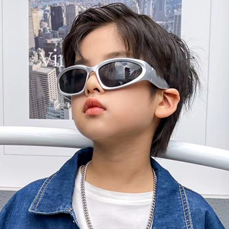 แว่นตากันแดด Y2K สไตล์ฮิปฮอป สําหรับเด็ก เหมาะกับการเต้นรํา เล่นกีฬา ขี่จักรยาน