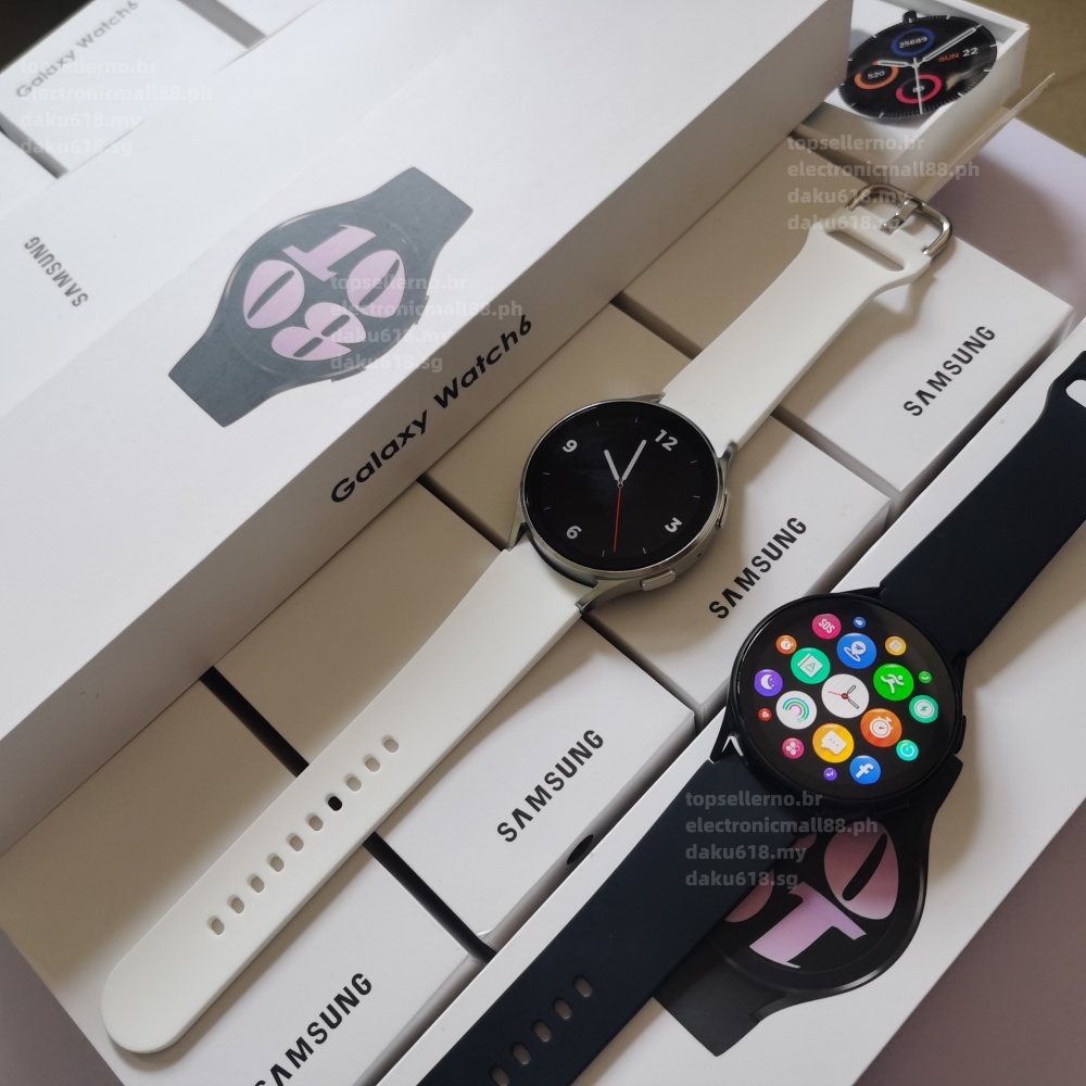 Top สมาร์ทวอทช์ Samsung galaxy Watch 6 หน้าจอ ips ไร้สาย บลูทูธ ชาร์จ ทรงกลม สําหรับ android และ IOS