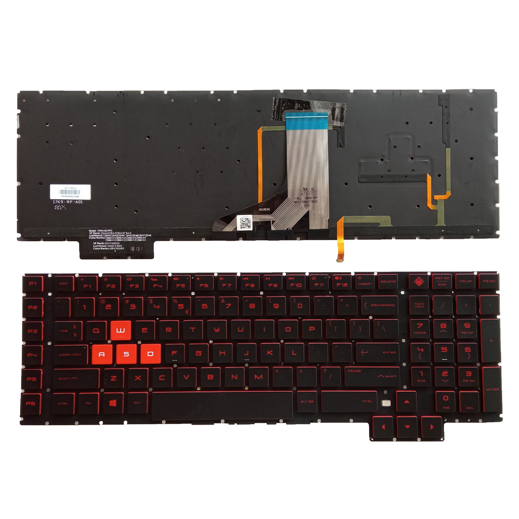 Keyboard คีย์บอร์ด for HP OMEN 17-AN 17-AN000 17-AN013TX 17-AN101TX 17-an014tx