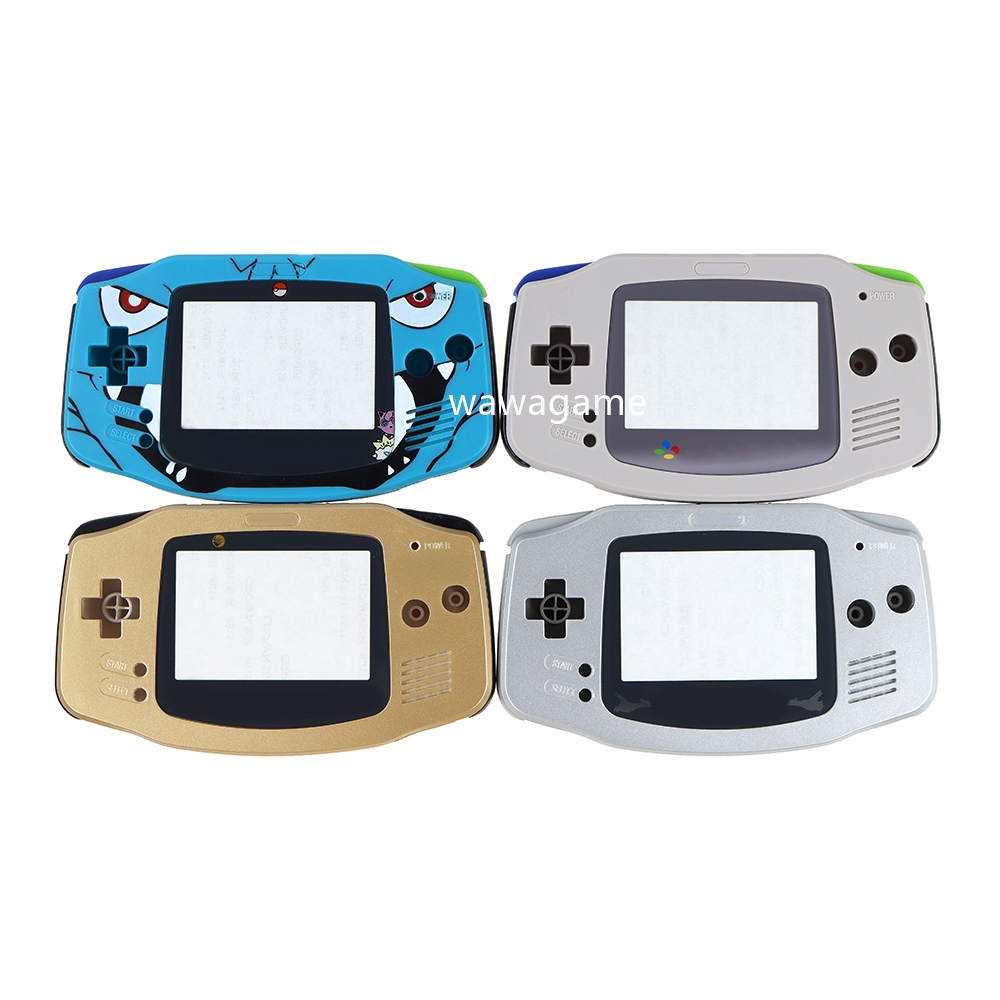 1 ชุดสําหรับ GBA Dreamy ชุดเปลือกสีแผ่นยางปุ่มหน้าจอเลนส์สกรูสําหรับเกม Boy Advance GBA คอนโซล