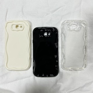 สําหรับ Samsung Galaxy J2 J7 Prime กรอบหยิก หยัก กันชน ใส ถุ…