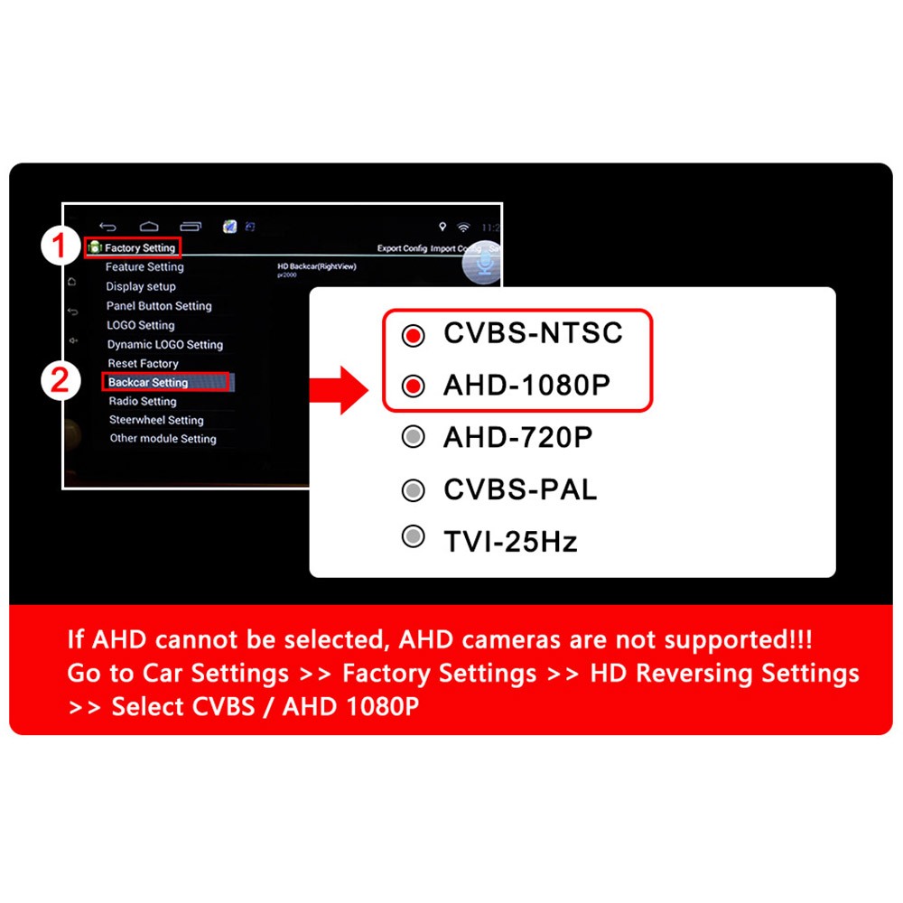 กล้องมองหลังรถยนต์ 4x4 สําหรับ Isuzu D-Max Mitsubishi Triton Hilux Vigo Revo Nissan Navara Frontier Ford Ranger สีดํา สําหรับ Toyot - รูปที่ 5