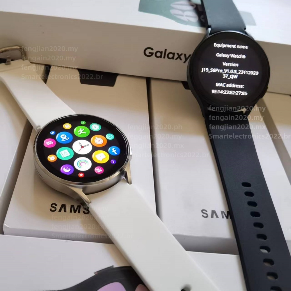 สมาร์ทวอทช์ Samsung Galaxy Watch6 อลูมิเนียม สมาร์ทวอทช์ ไร้สาย ชาร์จ บลูทูธ โทรได้ สําหรับผู้ชายและผู้หญิง