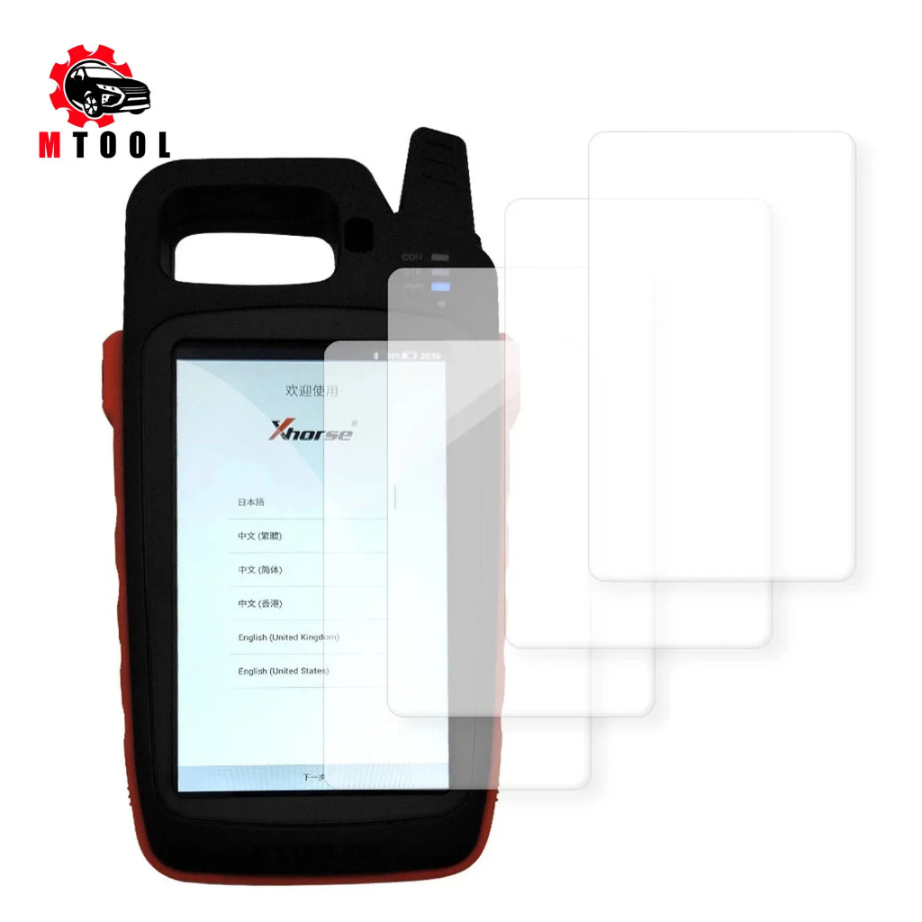 คลุมทั้งหมดป้องกันหน้าจอฟิล์มกระจกนิรภัย/ปกติ HD ฟิล์มนุ่มสําหรับ Xhorse VVDI KEY TOOL MAX Pro VVDI 