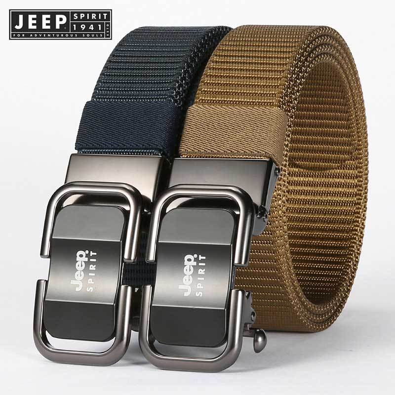 JEEP SPIRIT 1941 ESTD เข็มขัดผ้าทอ ของแท้ สําหรับผู้ชาย