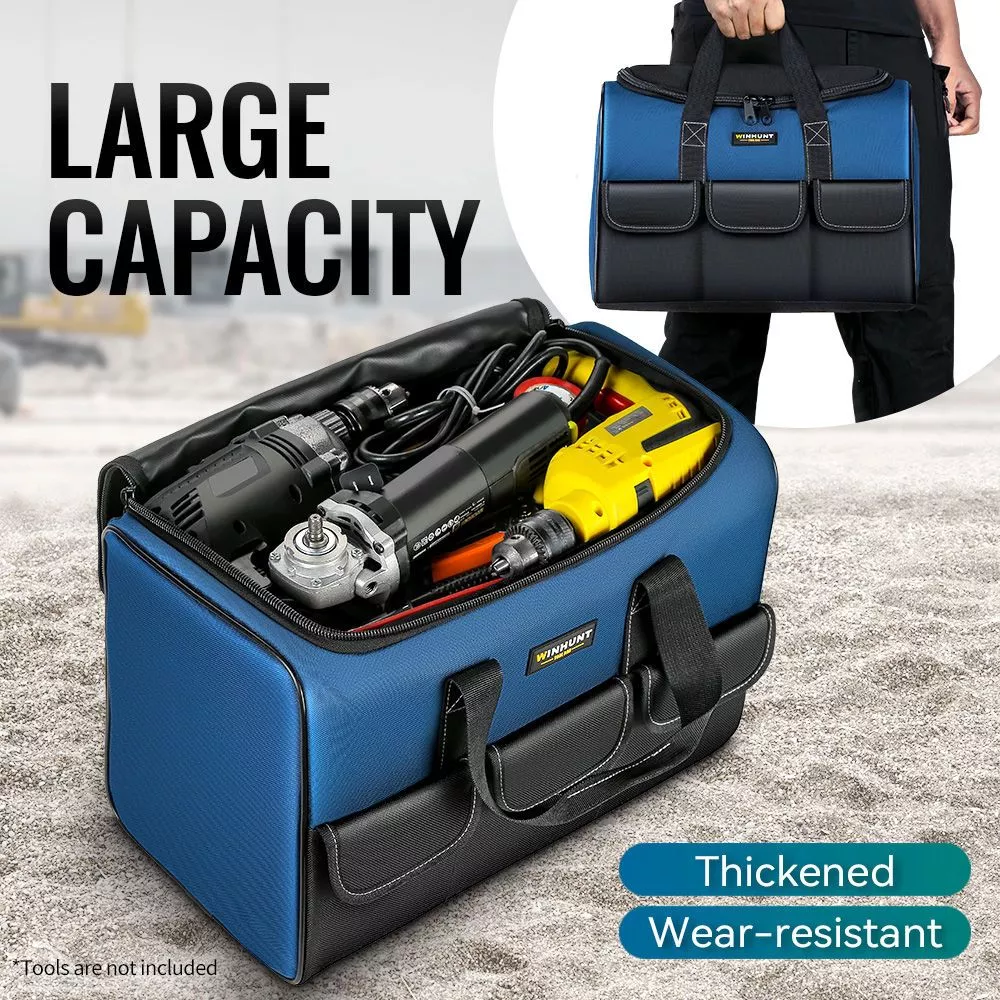 Winhunt Tool Bag กันน้ําหลายกระเป๋าเครื่องมือจัดระเบียบกระเป๋าเครื่องมือสําหรับเครื่องมือช่างไฟฟ้า