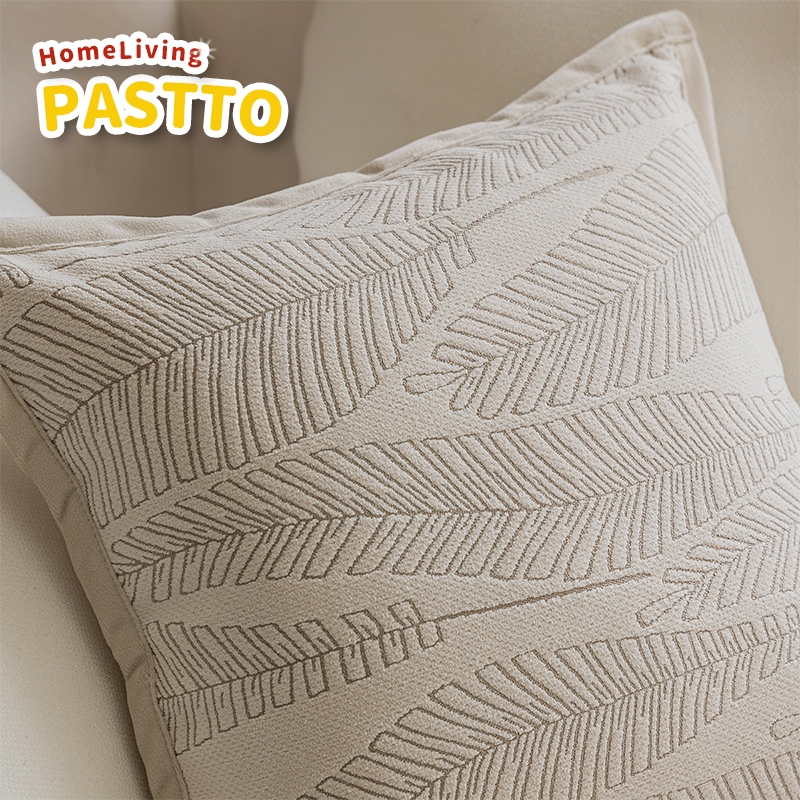 ปลอกหมอนอิงโซฟา 45×45 ปลอกหมอนอิง | สีครีม ผ้า Chenille ลาย Jacquard ถอดซักได้ | ตกแต่งโซฟาและเตียงระดับพรีเมี่ยม ราคา ถูกที่สุด ดีลบีเคเค แกลเลอรีภาพที่ 6