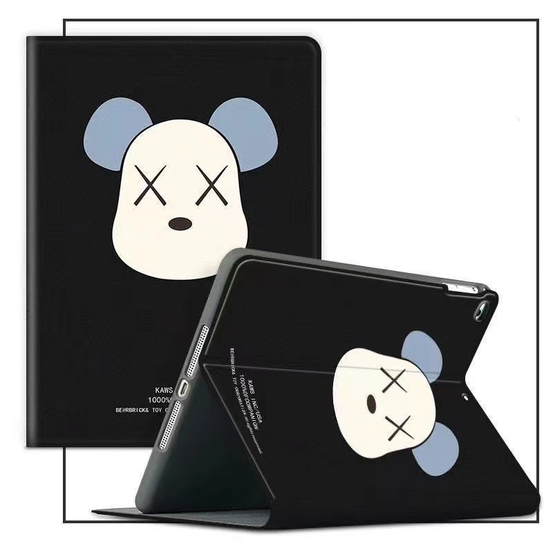 【KAWS Bear 】เคสไอแพด ลายการ์ตูนหมีพูห์ สำหรับ iPad Air4/5 10.9 / Pro 10.5 10.2 Gen 7 8 9 iPad Mini 1 2 3 4 5 6 iPad 2 3 4 iPad Pro 9.7 Air1 Air2