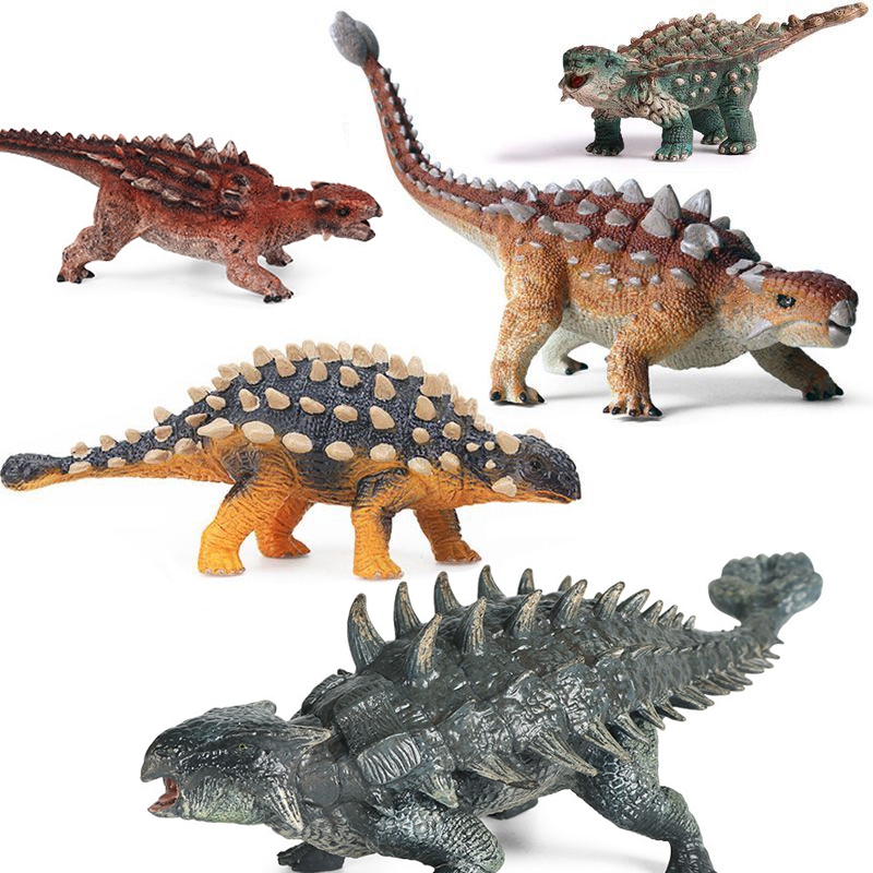 ไดโนเสาร์ Ankylosaurus Polacanthus Saichania สัตว์จูราสสิรุ่นเด็กวิทยาศาสตร์การศึกษาของเล่นจําลอง Prop เครื่องประดับ