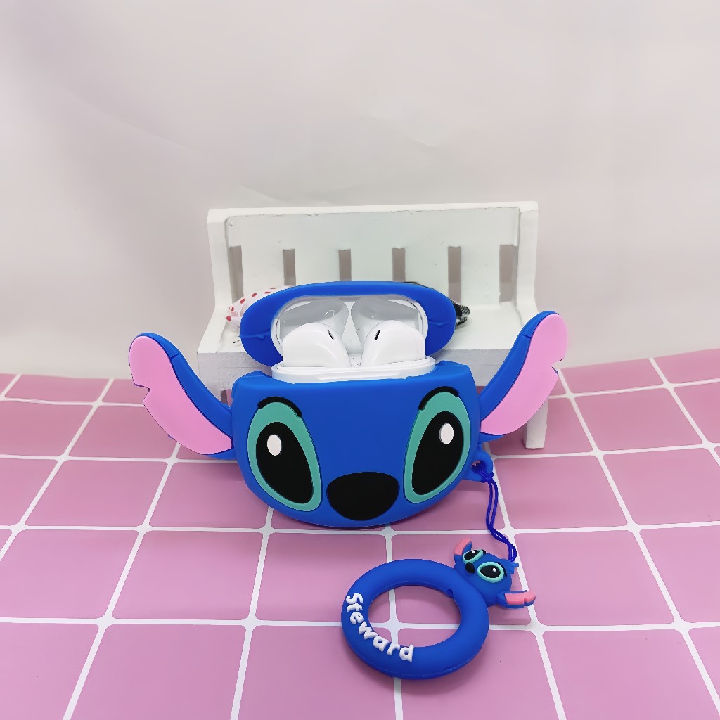 Tws inpods i12 หูฟังบลูทูธไร้สาย HiFi ความเที่ยงตรงสูง พร้อมเคสป้องกัน ลายการ์ตูน สําหรับ Huawei และ OPPO